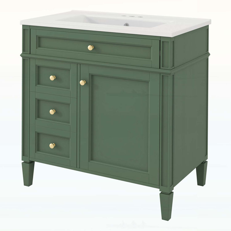 Charming Bathroom Vanity with Abundant Storage and Unrivaled Functionality