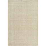 Davala Hand Knotted Wool Vintage Look Area Rug in Beige