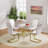 5 - Piece Round Pedestal Dining Set-1299483977-1299483983