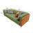Modern Upholstered Sofa with Foam Cushions and Wood Frame, Green Fabric Living Room Sofa,3-Seat-1378426678