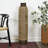 Favian Seagrass Handmade Slim Woven Tall Floor Decorative Brown Vase with Dark Brown Striped Accents-105324191