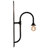 Joriann Steel Armed Sconce