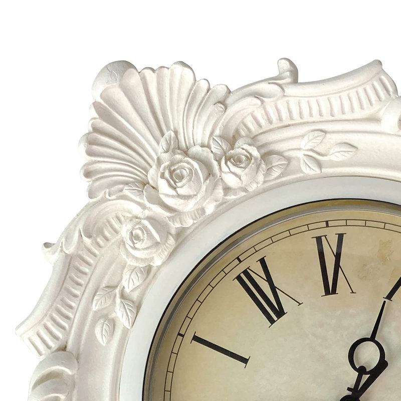 Hilburn Wall Clock, White