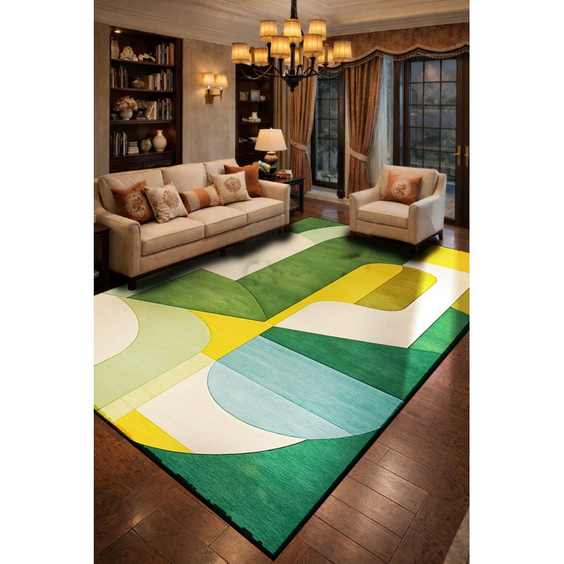 Tapis tissé à la crème Mosso, 3'3" x 4'11"