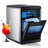 Simzlife 45 lbs. Nugget Ice Maker Countertop