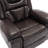 Home Theater Seating Manual Recliner Chair With Led Light Strip-1919993475