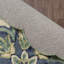 Tapis touffeté à la main 100% laine vert Cementon