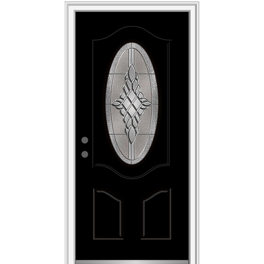 Grace 36'' x 80'' Fiberglass Front Entry Doors MMI DOOR Door