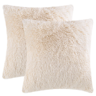 Tassels Faux Fur Pillow Cover