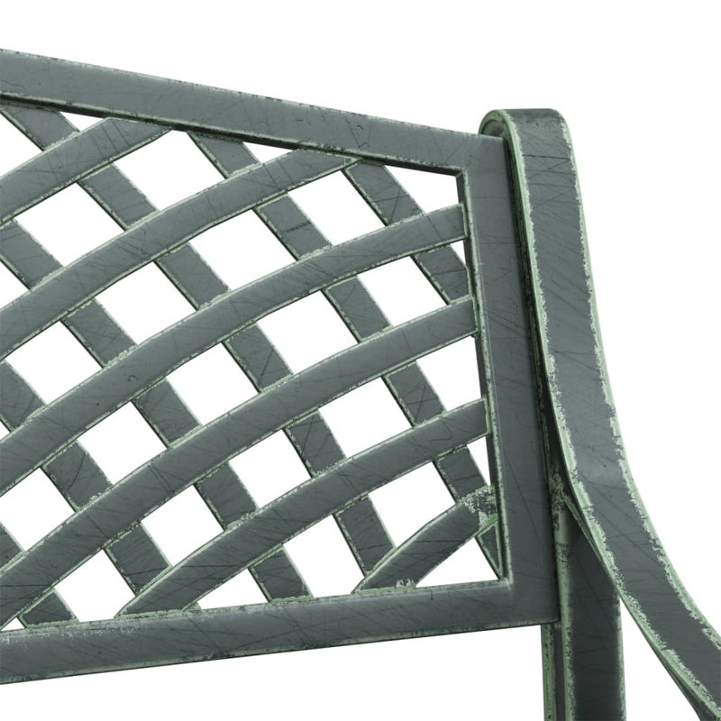 Abiah Outdoor Bench, Green