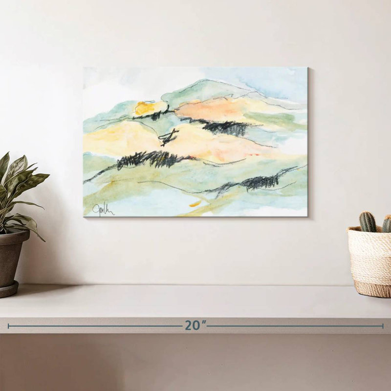 Mt. Diablo I, 8" H x 12" W
