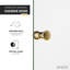 Porte de douche sans cadre l 33,3 po x H 72 po Anzzi-80579661