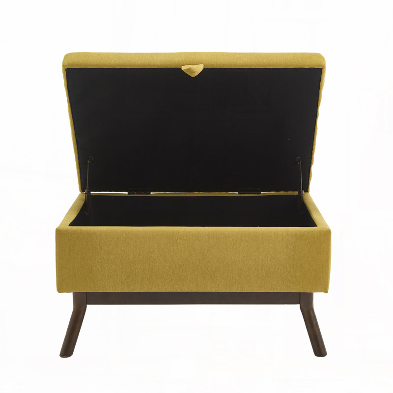 Storage Coffee Table,Ottoman, Yellow
