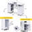 Kylan Professional Nail Desk with Dust Collector, Wirst Cushion and Multi-Storage, for Salon and Home Use-753595413