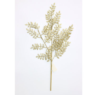 24.4in(s) Glitter Gold Leaf Pick