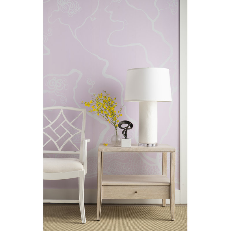 Cleo Table Lamp, White