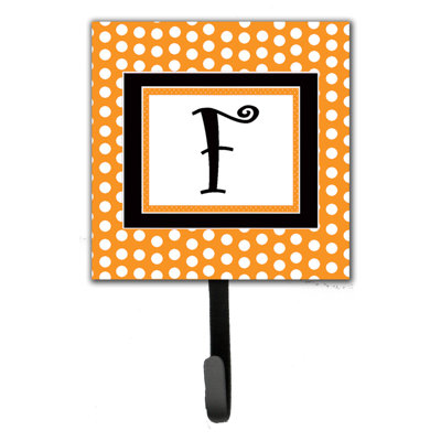Porte-laisse coussin monogramme et crochet mural
