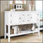 Buffet rétro Cambridge Series avec tablette inférieure pour un rangement et un style améliorés-489416011