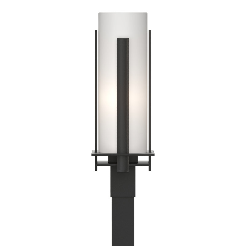 Vertical Bar Outdoor 1 - Light Lantern Head, Black, Opal