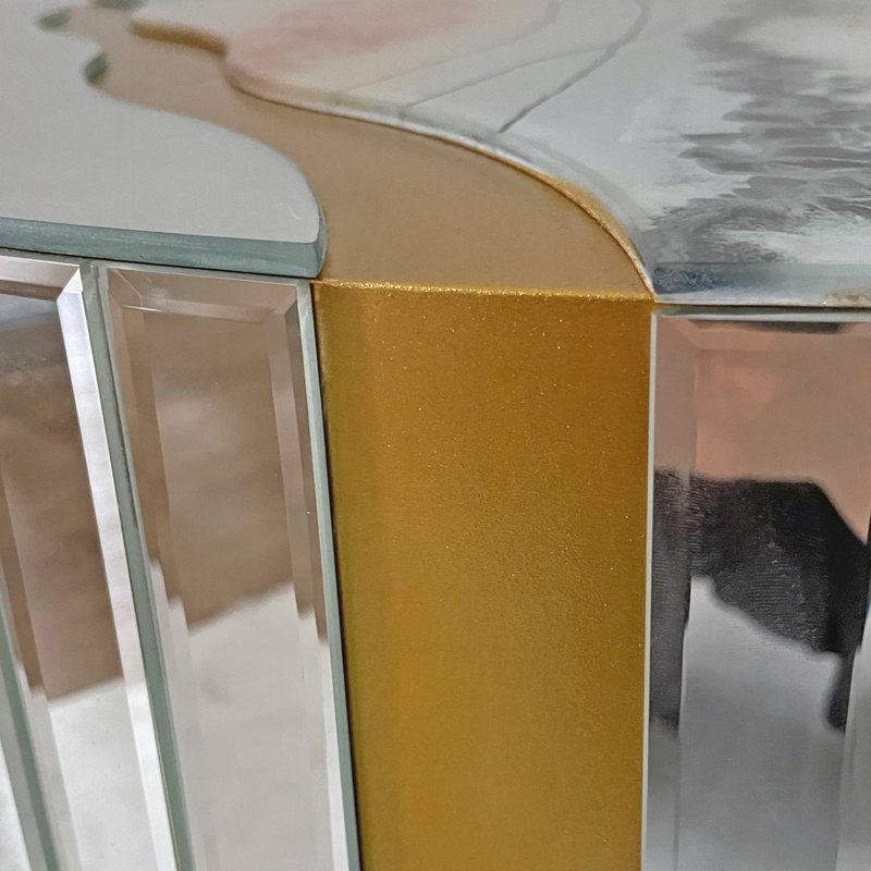 Table basse compacte blanche