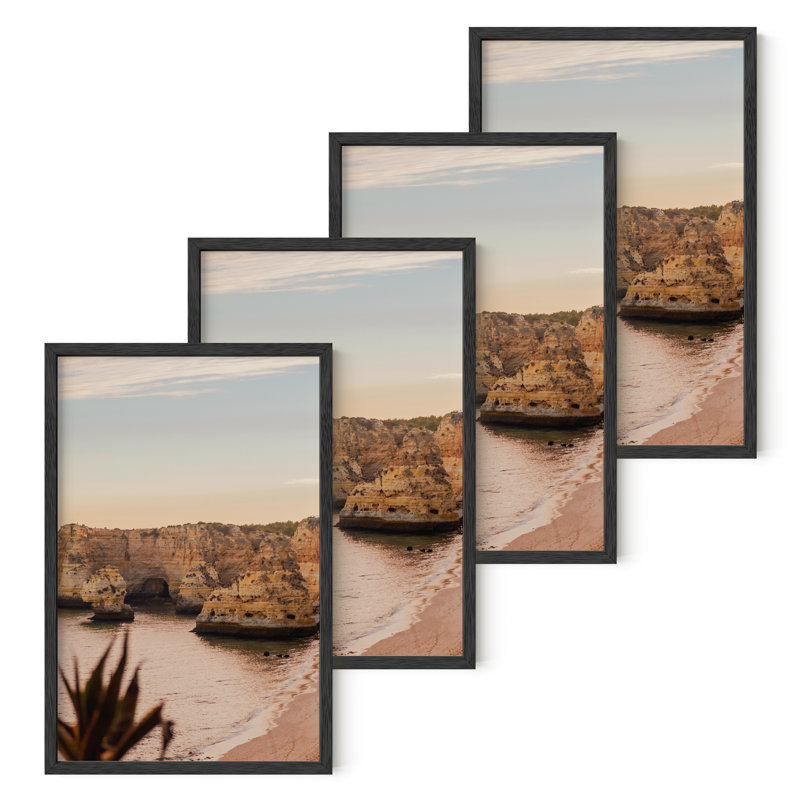 Cadre photo en bois, L 11 po x H 17 po, Beige