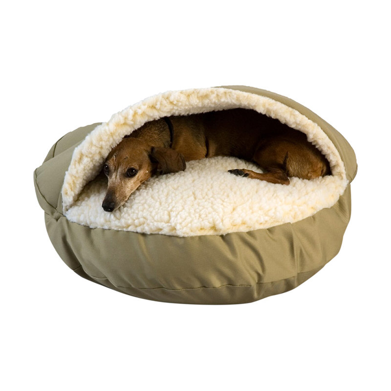 Lit orthopédique Snoozer, Petit (l 25 po x P 25 po x H 12 po), Khaki
