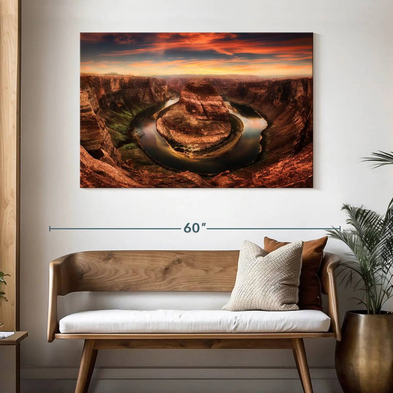 Alvord Horseshoe Bend Panorama, H 32 po x l 48 po