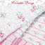 Ensemble de courtepointe réversible en microfibre rose / bleu / gris Tiffany-1923758773