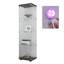 Vitrine lumineuse en verre avec 4 tablettes