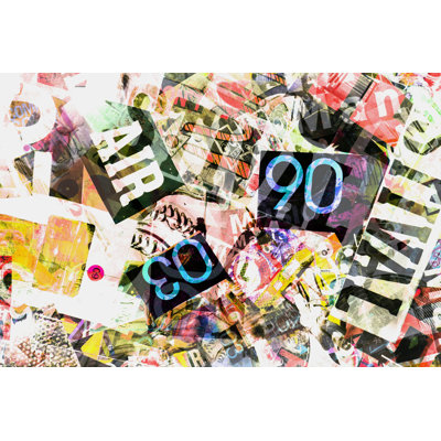"Collage" par Davincidig, impression sur toile tendue