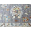 Hand Knotted Dark Grey Oushak Oriental Rug