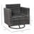 Rattan Swivel Chair Outdoor Swivel Rocker,Wicker Dining Chair