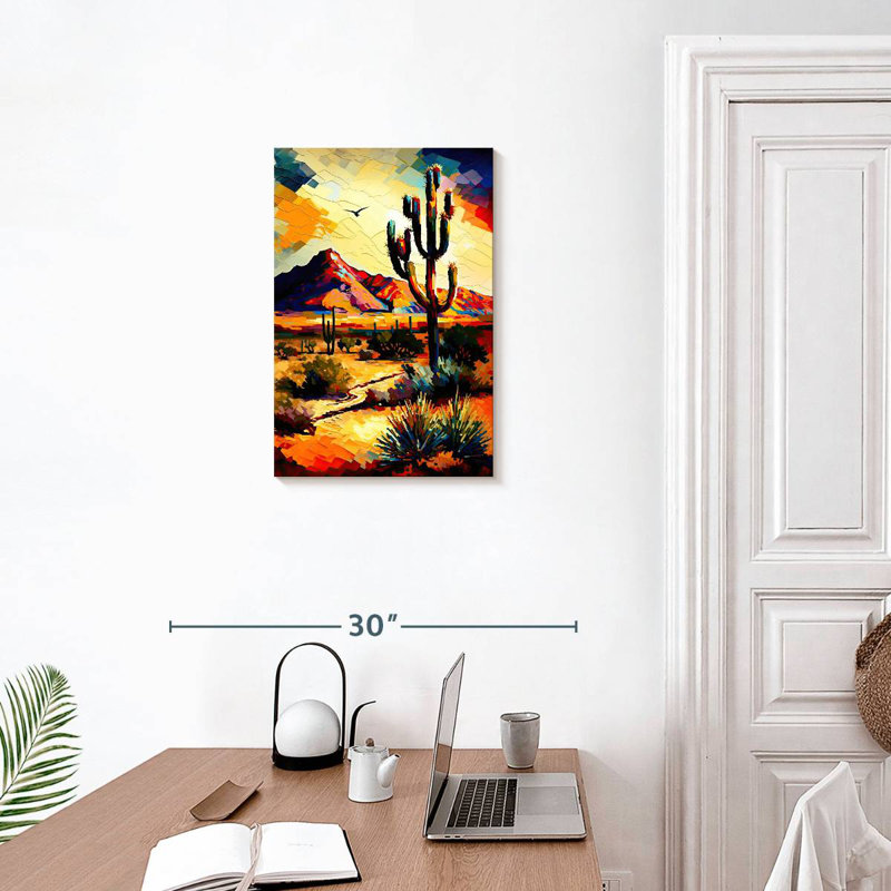 Alvord Sonoran Desert AZ III, H 24 po x l 16 po
