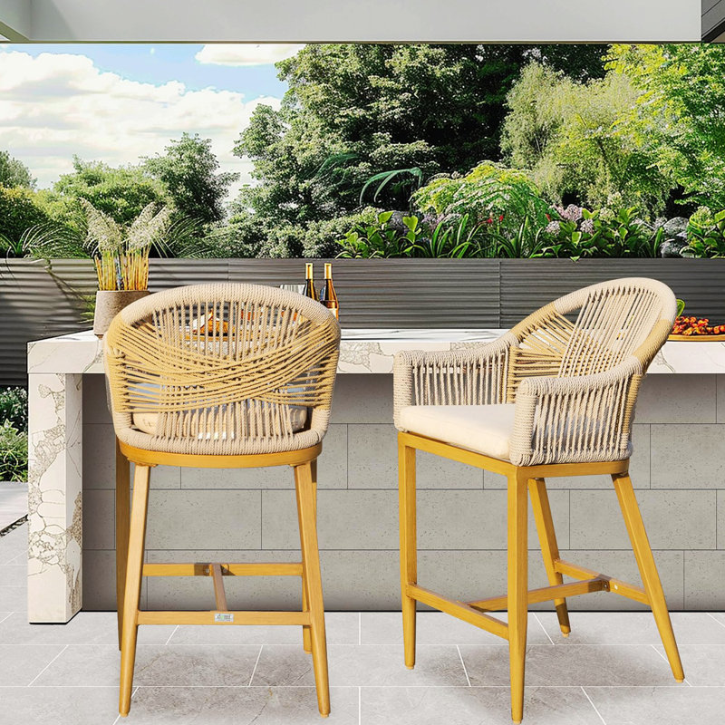 Maderson Outdoor 24.4'' Counter Stool