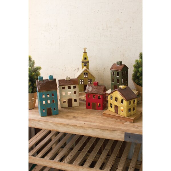 Church Votive Holder (Set of 6) 3D x 3.25H Glass