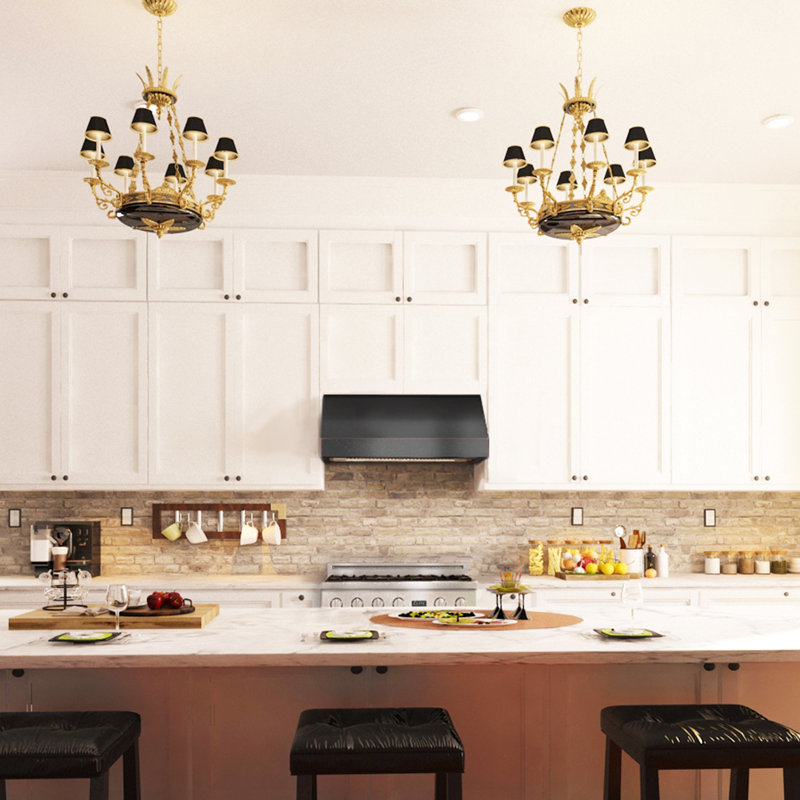 ZLINE 30" Fingerprint Resistant Stainless Steel Convertible Vent Under Cabinet Range Hood (8685S-30), Oil Rubbed Bronze, 36"