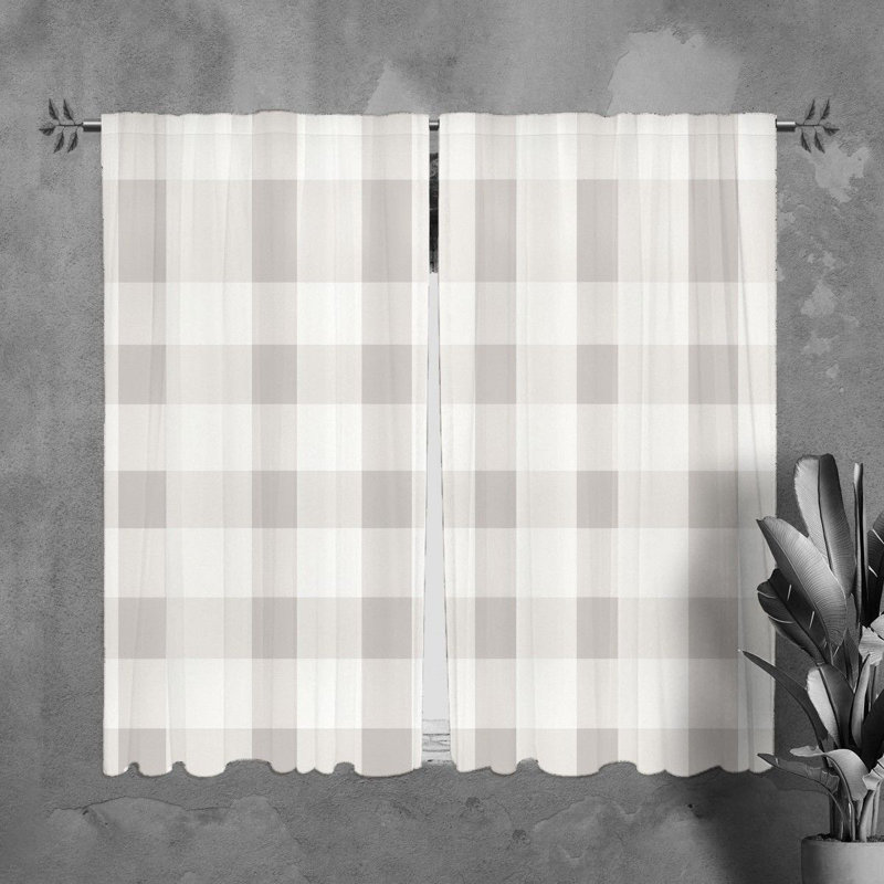 Paire de rideaux obscurcissant en polyester Charlcie, L 20 po x L 61 po