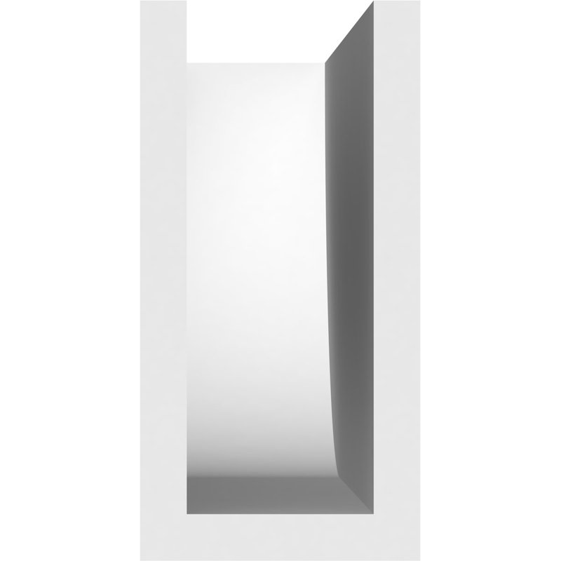 Queue de chevron standard en PVC de qualité architecturale Durham, H 6 po x L 3 po x P 16 po