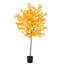 Arbre d'automne ficus d'automne - pièce ficus artificiel 60 po dans un ensemble autoportant-129588448-129588449