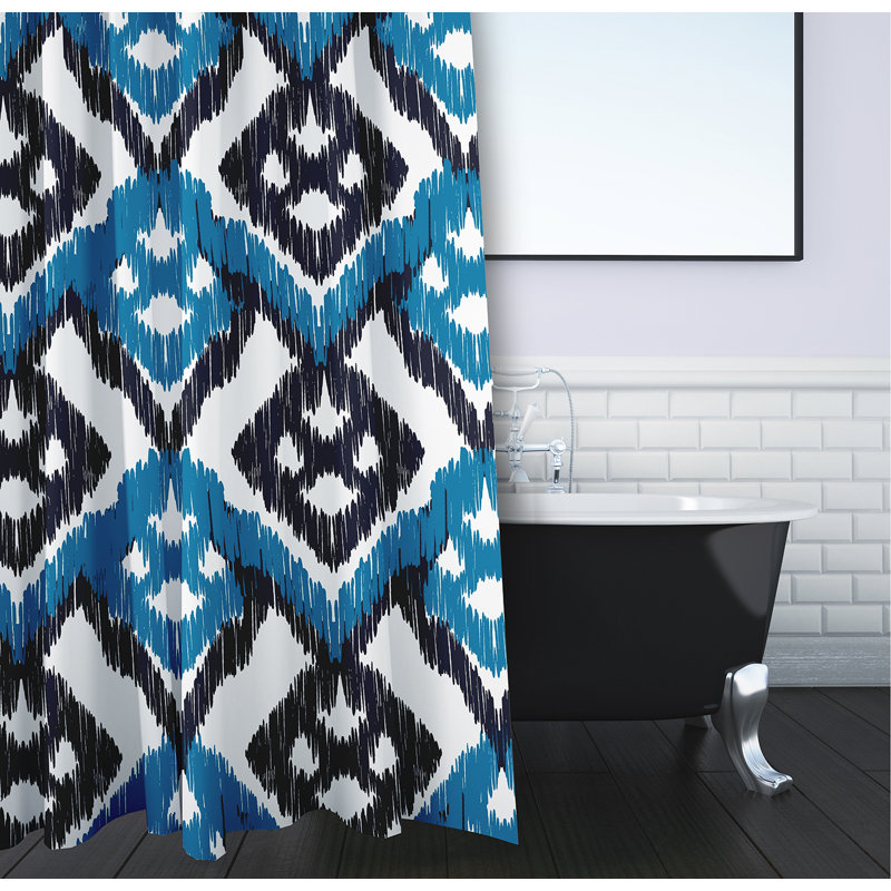Rideau de douche Groth, Bleu foncé