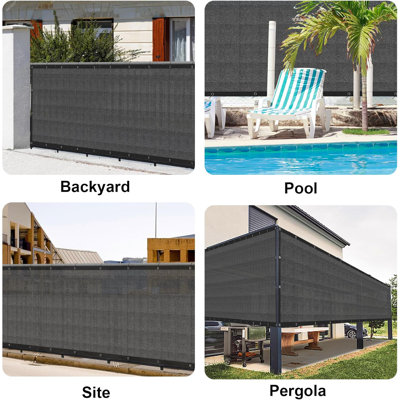  LOVE STORY Fence Privacy Screen Outdoor Mesh Fencing Covers Screen Fence Wind Block With Grommets For Patio Garden Wall Backyard