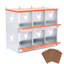 Boîte de nidification orange en acier galvanisé Orange 6-130734873