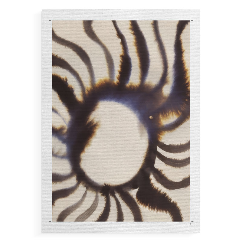Inky Rays I - Impression sur toile seulement - NON CADRE, H 18 po x l 12 po