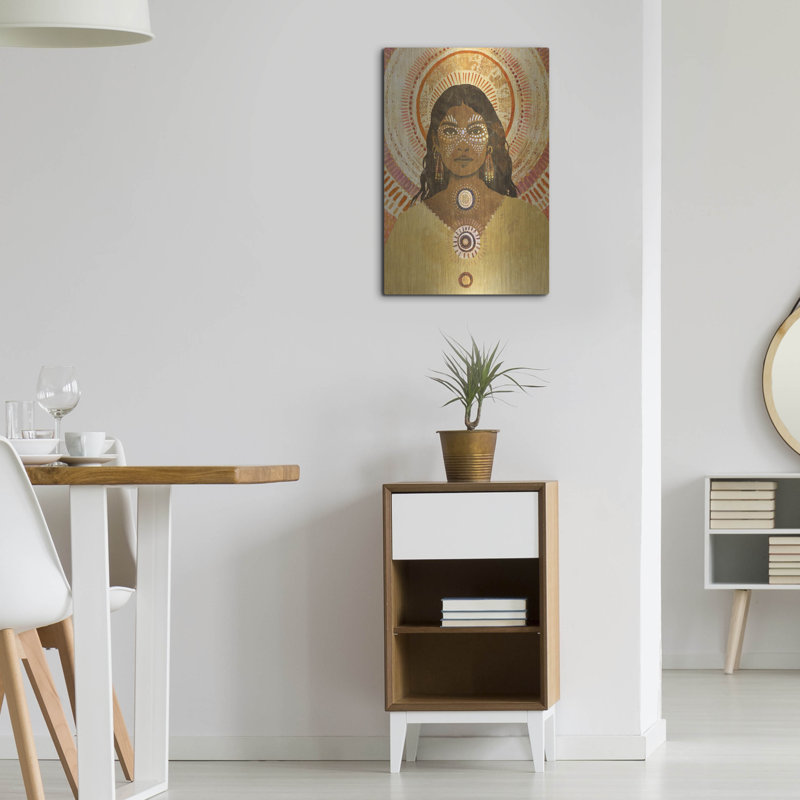  «Desert Seer 2» par Victoria Barnes, art mural en métal, 16 po x 24 po, H 24 po x l 16 po