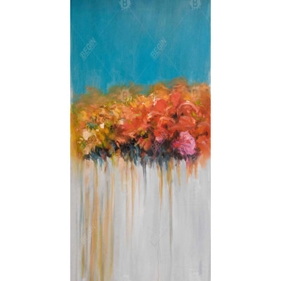 Orange flowers bundle - 15.75"x31.50" Desk mat