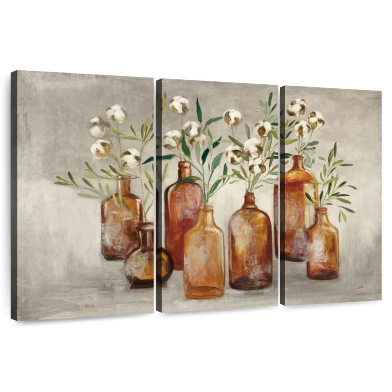 Harnek Cotton Still Life Gray, 28" H x 45" W