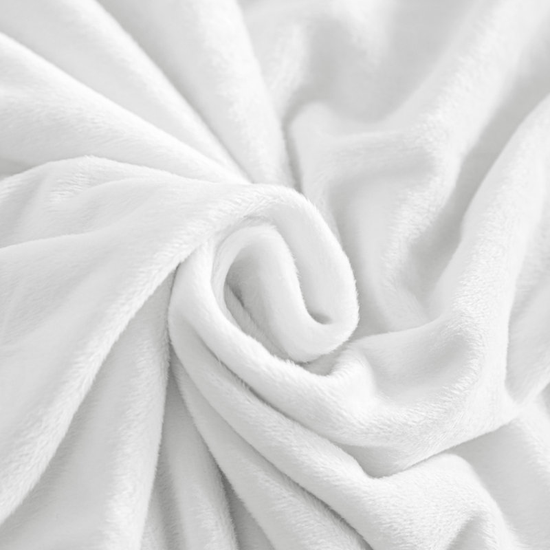 Polyester Duvet Cover, Twin Duvet Cover + 1 Standard Sham, White