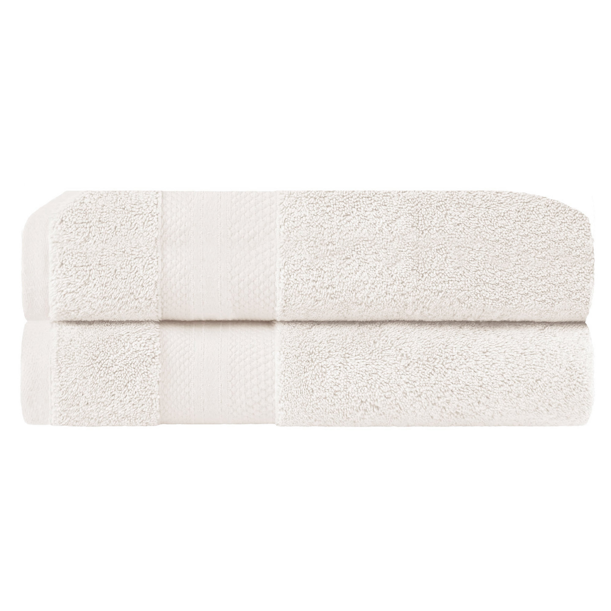 Finnian Ultra-Plush Heavyweight, 100% Turkish Towel Collection, Ivory, Bath Sheets - 2 Pack