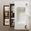 Comptoir de salle de bain 36 po avec lavabo en céramique blanche, sans armoire