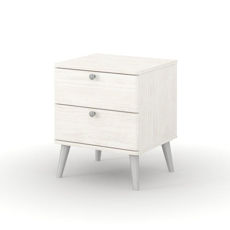 45cm W Solid Wood Bedside Table